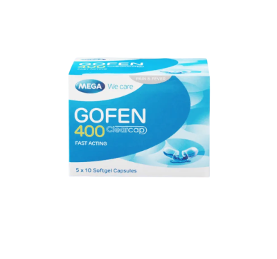 GOFEN CAPS 400MG(IBUPRUFEN) 60`S